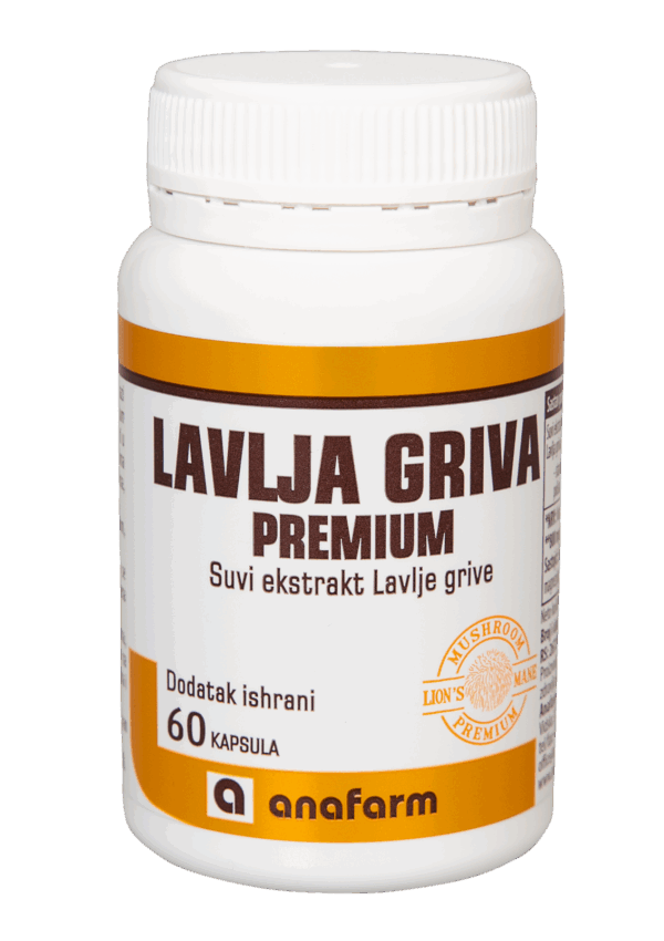 LAVLJA GRIVA PREMIUM 60 kapsula